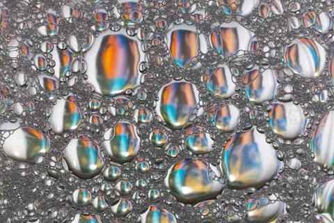 Soap foam and bubbles background Stock Photos