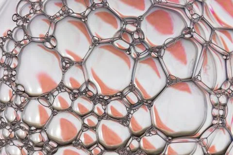 Soap foam and bubbles background Stock Photos
