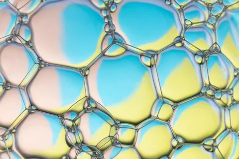 Soap foam and bubbles background Stock Photos