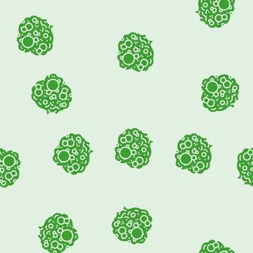 Soap foam bubbles glyph seamless pattern Stockillustratie