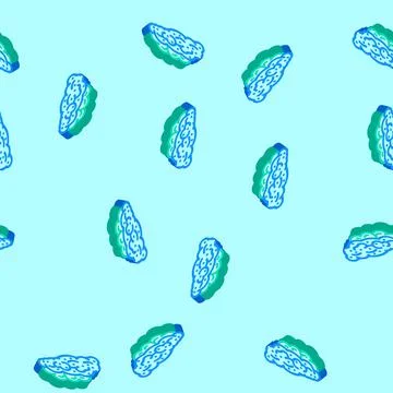 Soap foam bubbles isometric icon seamless pattern Stockillustratie