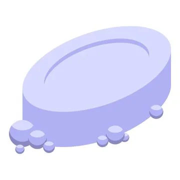 Soap with foam bubbles promoting hygiene and cleanliness Stock Illustration