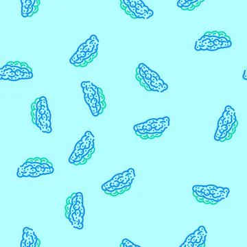 Soap foam bubbles vector seamless pattern Stockillustratie