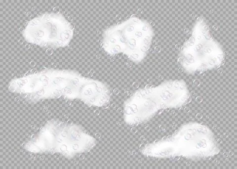 Soap foam Stock Illustration