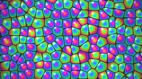 Soap foam iridescent bubble texture loop Stock Footage 348219710