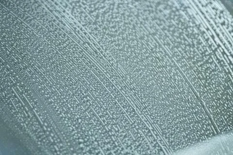 Soap Foam Texture on Car Window During Vehicle Wash Foto stock