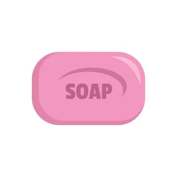 Soap icon flat isolated Stock Illustration