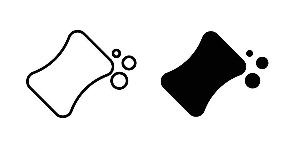 Soap icon Illustration set. Vector Eps10 for apps Stock Illustration