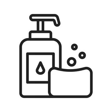 Soap icon image. Stock Illustration