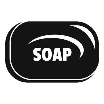 Soap icon, simple style Stock Illustration