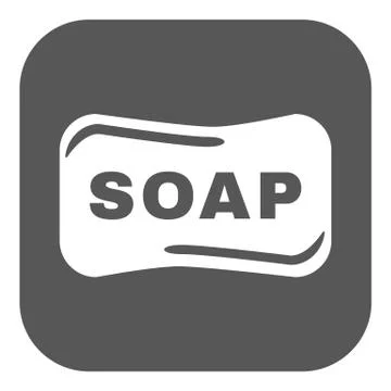 The soap icon.  Soap symbol. Flat イラスト素材