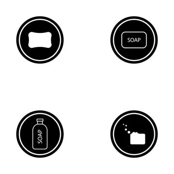 Soap icon vector Stock Illustration