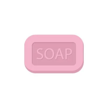 Soap icon on a white background. Vector illustration Stock Illustration