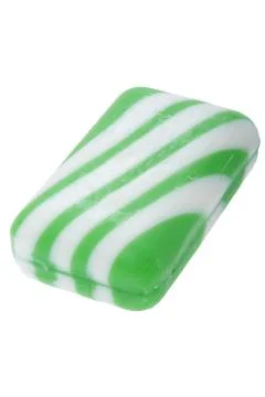 Soap isolated on white close up Stock Photos