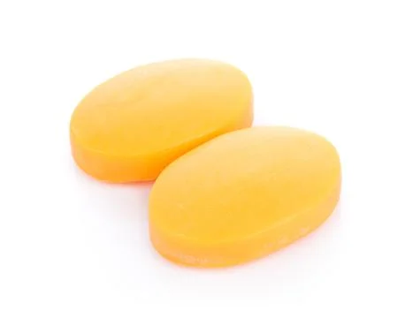 Soap isolation on white background Fotos Stock