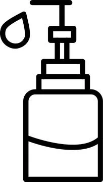 Soap Line Icon Design Stock Illustration