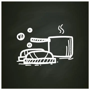 Soap making chalk icon Stock Illustration