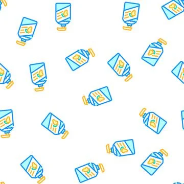 Soap mango vector seamless pattern line Stock Illustration