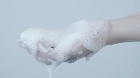 Soap. Morning daily routine. Stock Footage 248135355