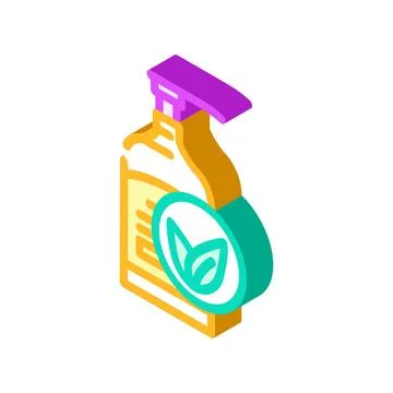Soap natural isometric icon vector illustration Illustrazione stock