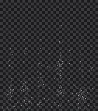 Soap or Water bubbles on tranparency background ,vector design element EPS10  Stock Illustration