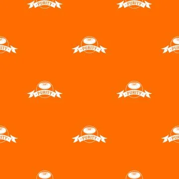 Soap purity pattern vector orange Stockillustratie