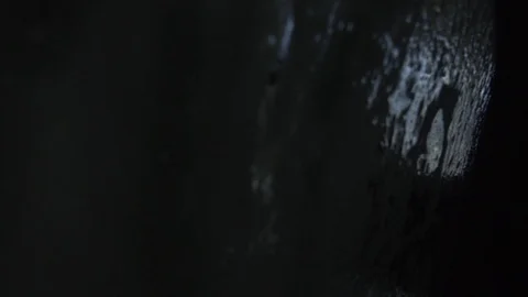 Soap Runs Down Window Car Wash Beaters Brushes Wipe Soap Off Stock Footage 87880959