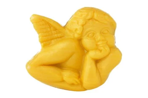 Soap in a shape of angel Stock Photos