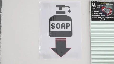 SOAP SIGN Stock Footage 170587499