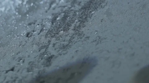 Soap Slowly Drips Off Car Windshield At Car Wash Cleaning Washing Stock Footage 87879698