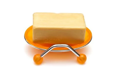 Soap in soap-dish Stock Photos