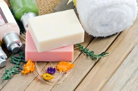 Soap spa Stock Photos