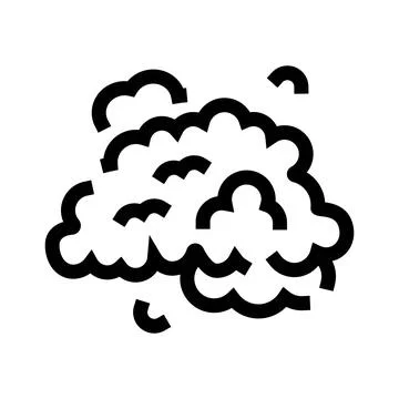 Soap suds and foam bubbles vector icon Stock Illustration