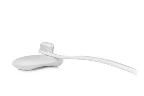 Soap Toothbrush toothpaste isolated on white background Stock Photos