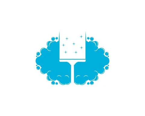 Soap with window cleaner in the middle Stock Illustration