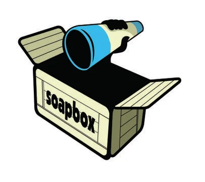 Soapbox vector design Stock Illustration