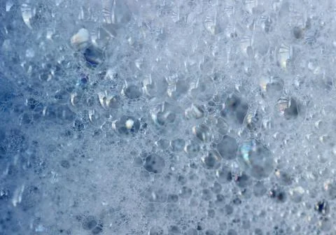 Soapy bubbles foam Stock Photos