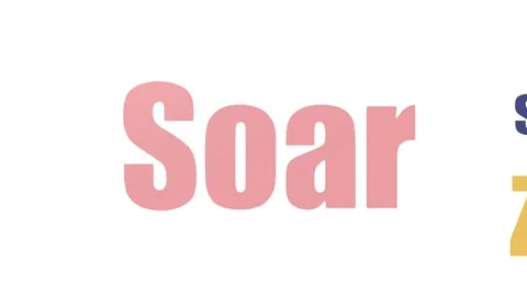 Soar Wordcloud Animated Isolated On White 스톡 동영상 103563259