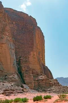 Soaring Cliffs in the heart of the Desert Stockfoto's