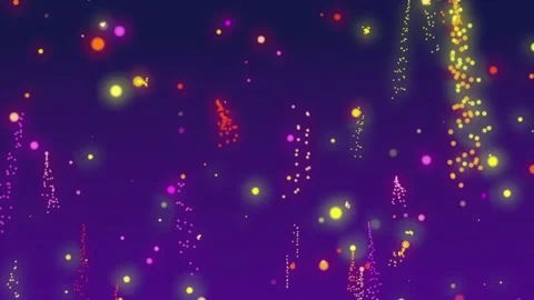 Soaring Festive Particles Video stock 256090717