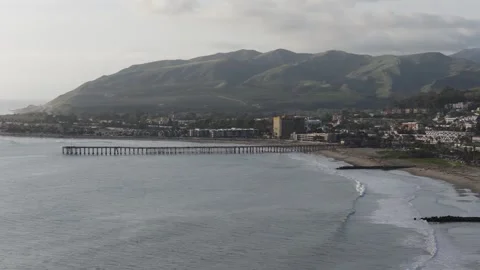 Soaring Left With Pier In View Stock Footage 339706303