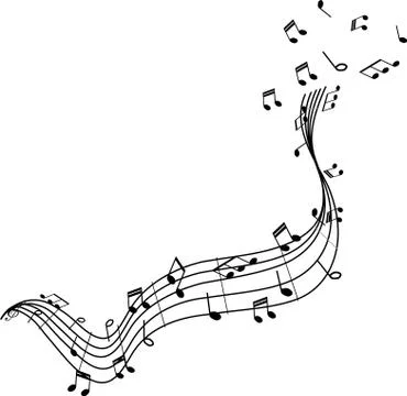 SOARING MUSIC [Converti] Stock Illustration