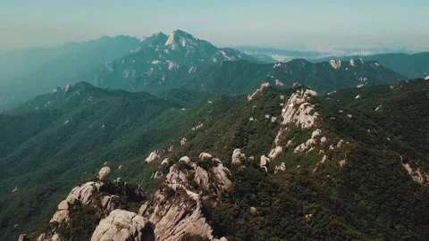 Soaring Over Mountain Peaks Stock Footage 325329277