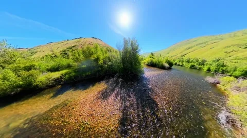 Soaring Over South Fork Boise River 4k 16x9 Vidéo 338314141