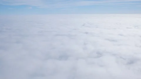 Soaring Through Clouds Above The Earth Stock Footage 268503669