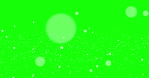 Soaring upwards, white particles on a green background Stock Footage 310039908