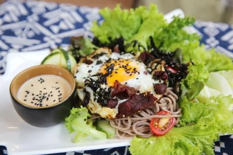 Soba noodle Stock Photos