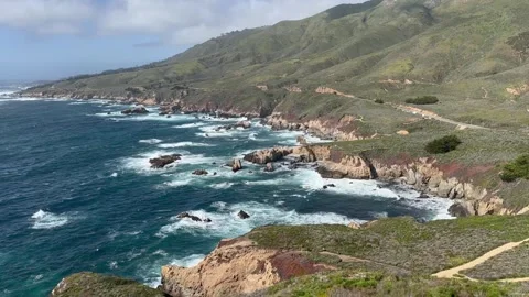 Soberanes Point mountaintop Stock-Footage 240970909
