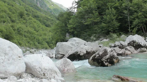 Soča river Vídeo Stock 26546481
