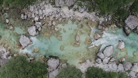 Soca river rapids Stock-Footage 130216462